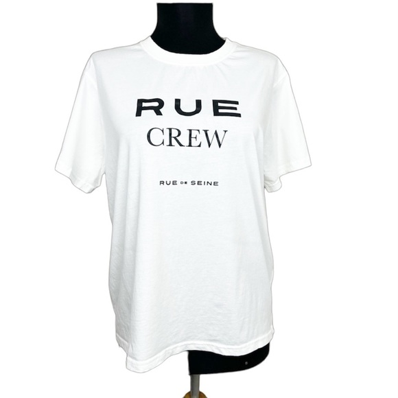Rue De Seine Tops - Rue de Seine “Rue Crew” a take the Road Less Travelled Shirt